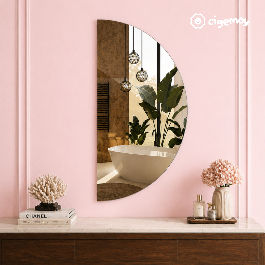 Cermin Half Moon Cigemoy